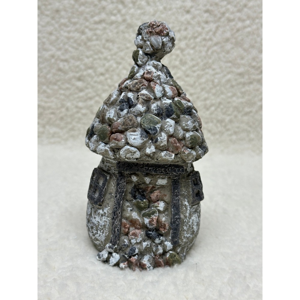 Unbranded Fairy Garden House Multicolor Stone Miniature Cottage Decor